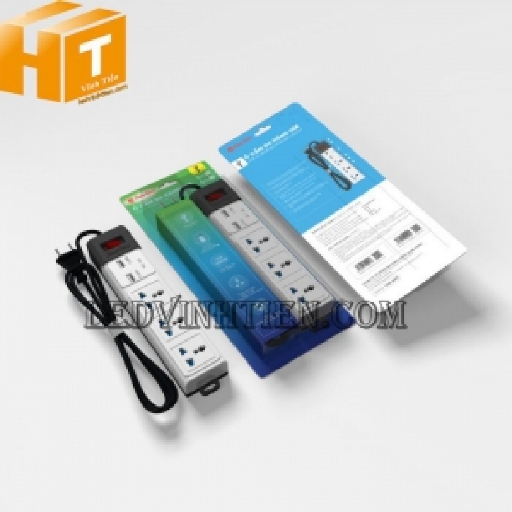Ổ cắm đa năng 5m OC02.USB 3C Rạng Đông