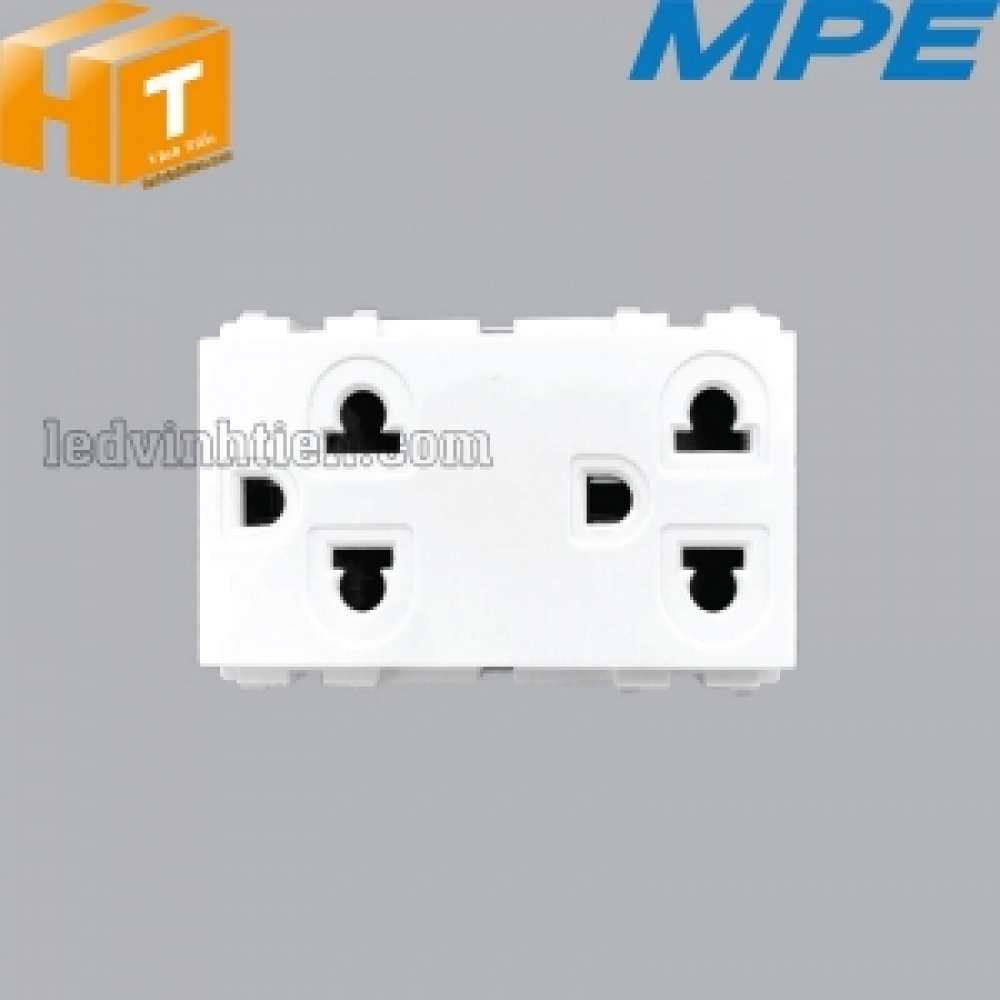 Ổ cắm đôi 3 chấu A6UES2