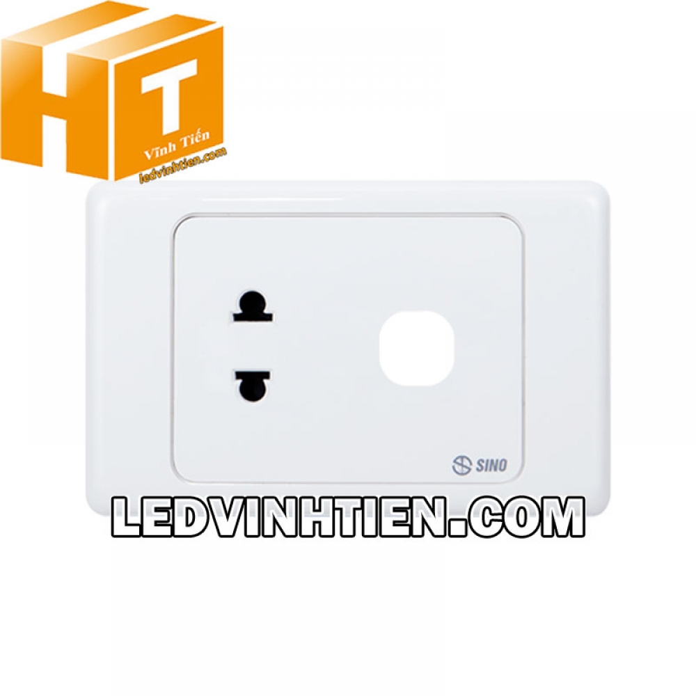 Ổ cắm đơn 2 chấu 1 lỗ S9MUX Sino Vanlock