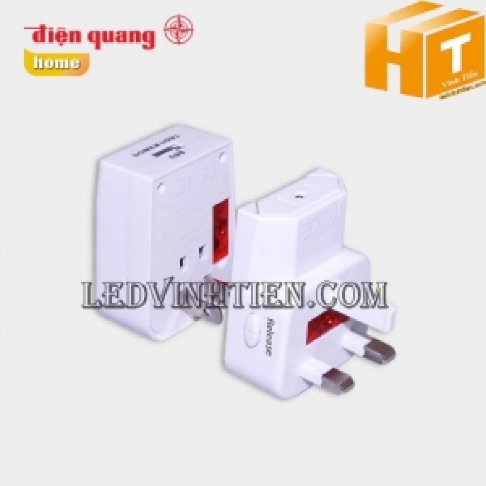 Ổ cắm du lịch ĐQ ESK TV05W 1U Điện Quang
