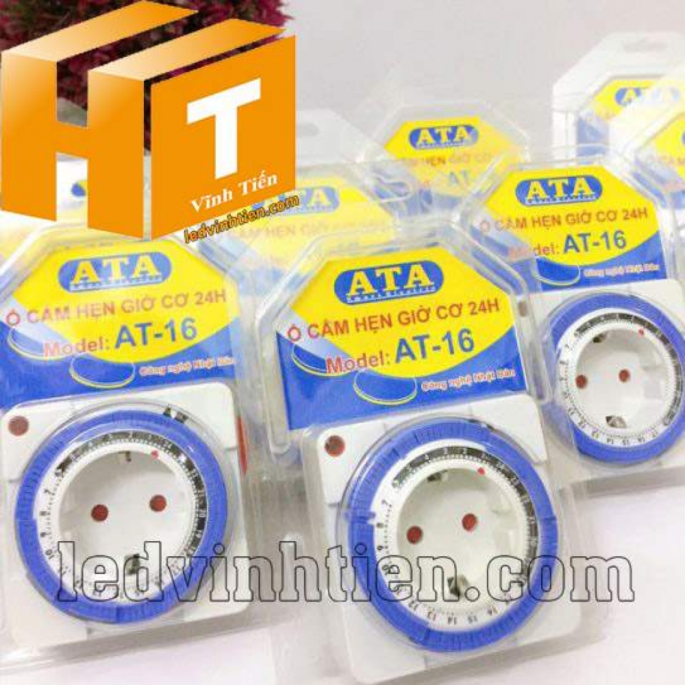 Ổ cắm hẹn giờ cơ ATA AT16