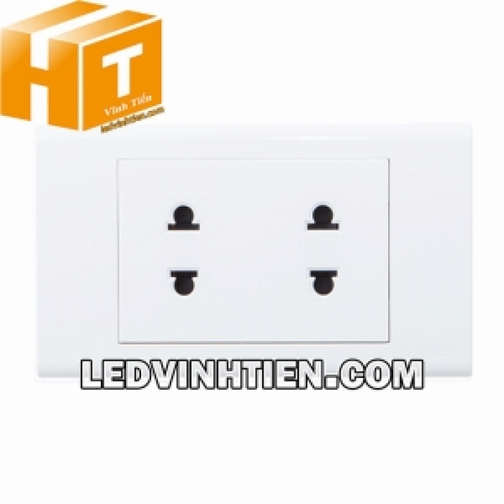 Ổ cắm kép 2 chấu S18U2 Sino Vanlock