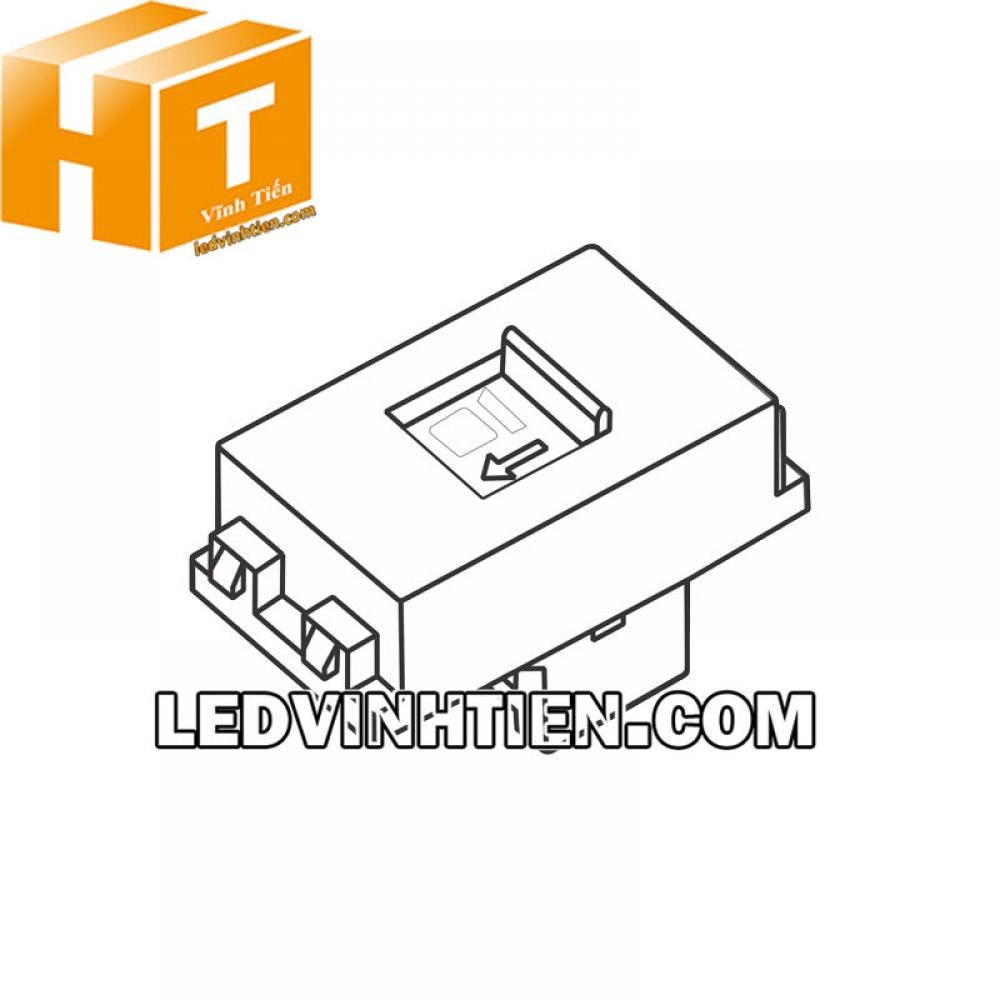 Ổ cắm máy tính 8 dây có màn che Sino Vanlock