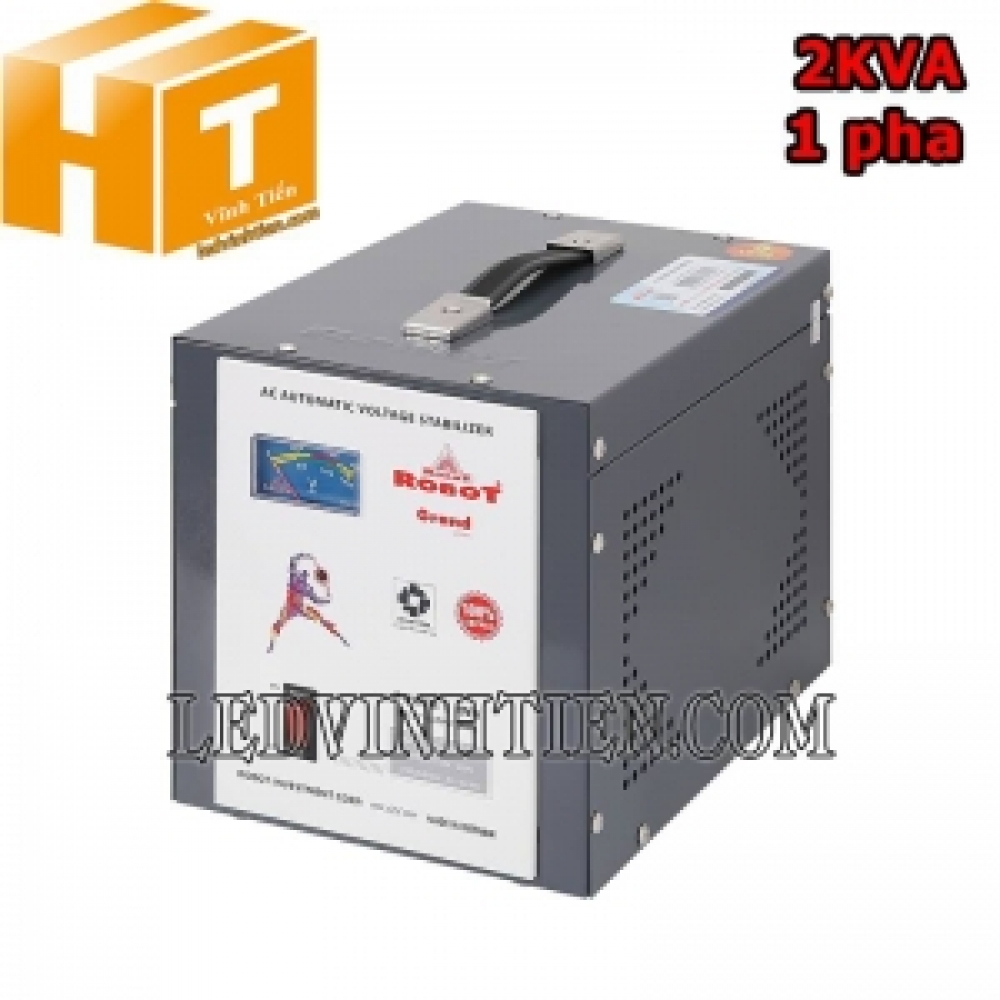 Ổn áp 1 pha 2KVA Robot Grand 90-250V