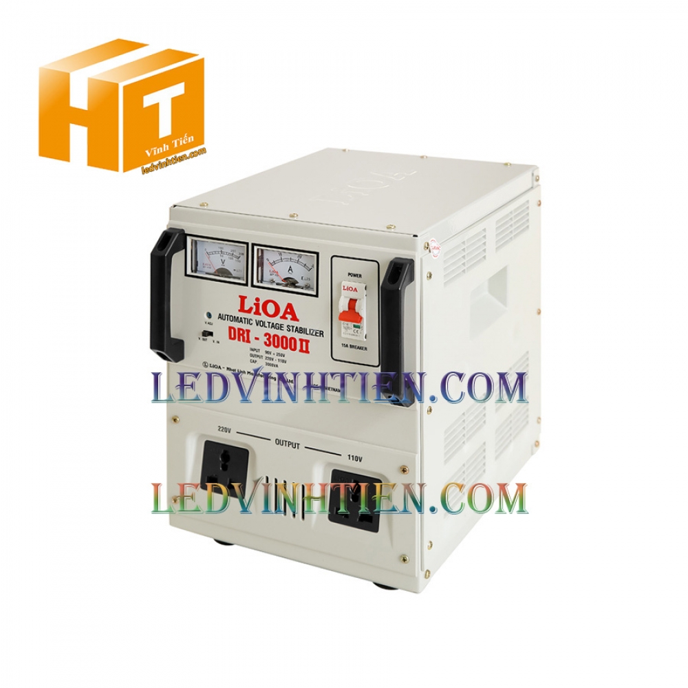 Ổn áp 1 pha LIOA DRI-3000II