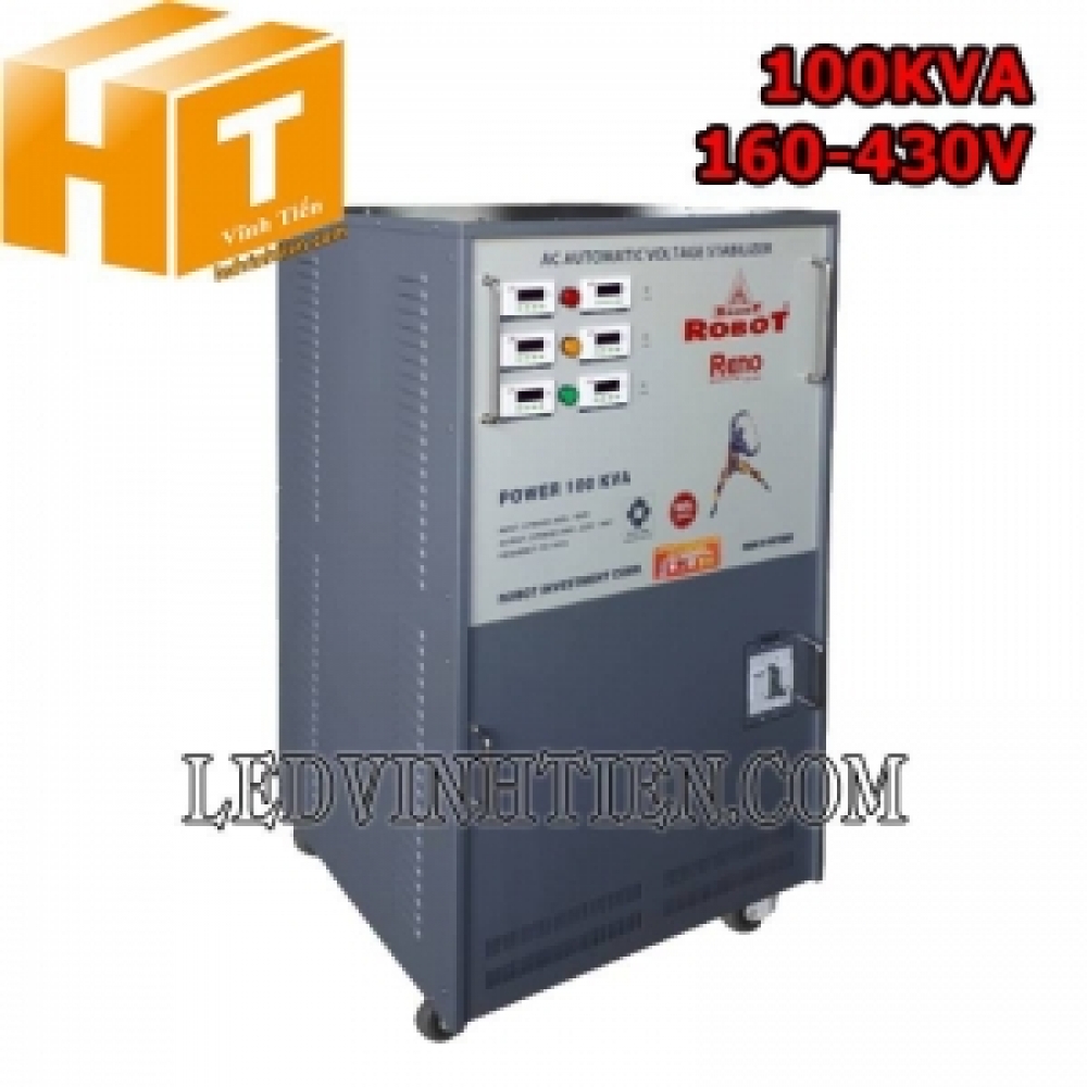 Ổn áp 3 pha 100KVA Robot Reno 160-430V