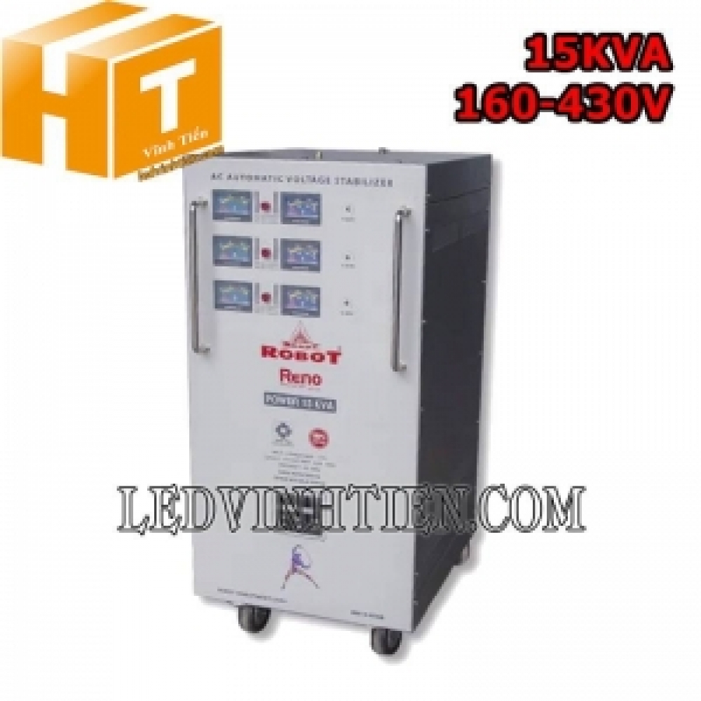 Ổn áp 3 pha 15KVA Robot Reno 160-430V