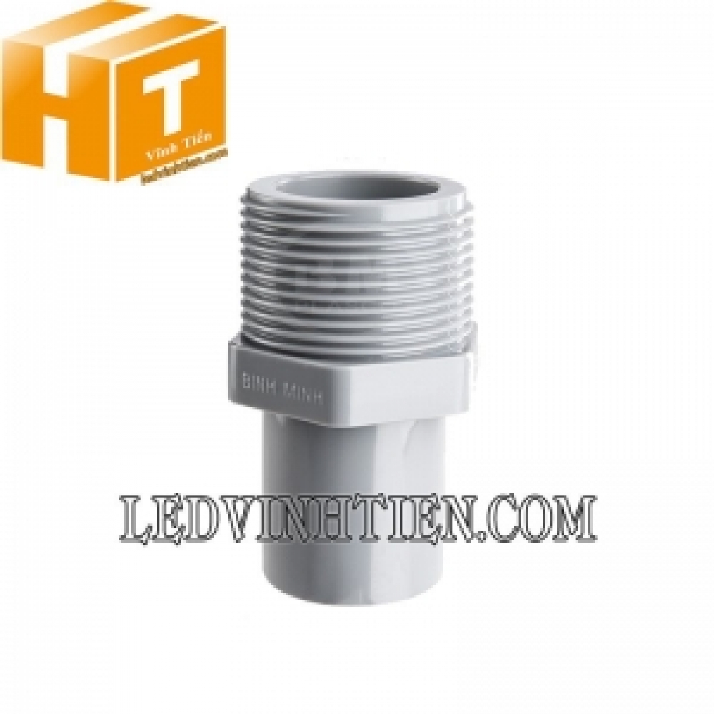 Ống nối ren ngoài uPVC Bình Minh