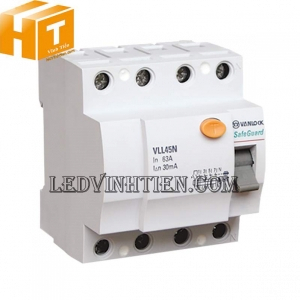 Cầu dao chống rò RCCB VLL45N - 4 Cực