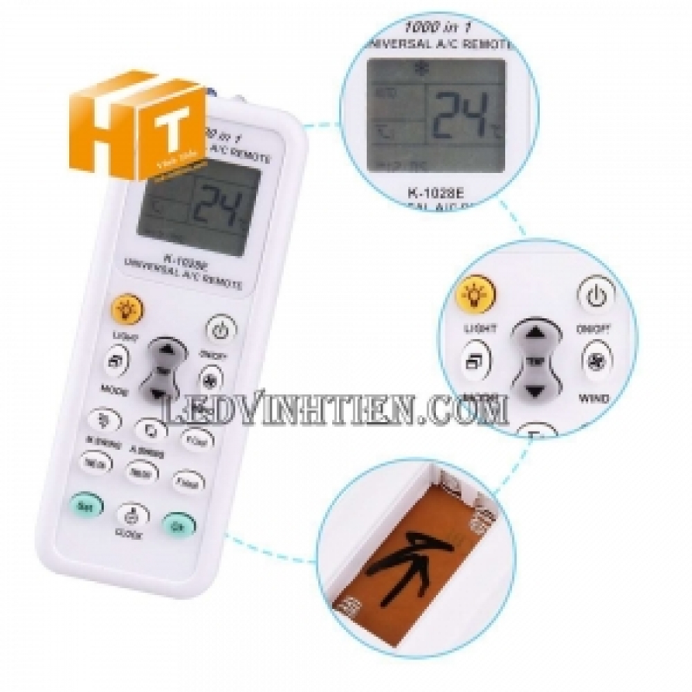 Remote máy lạnh đa năng
