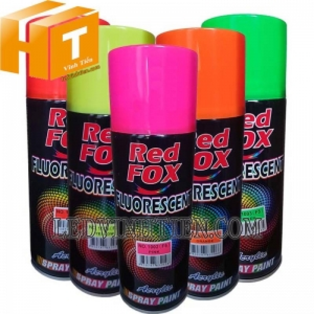 Sơn xịt Red FOX Fluorescent