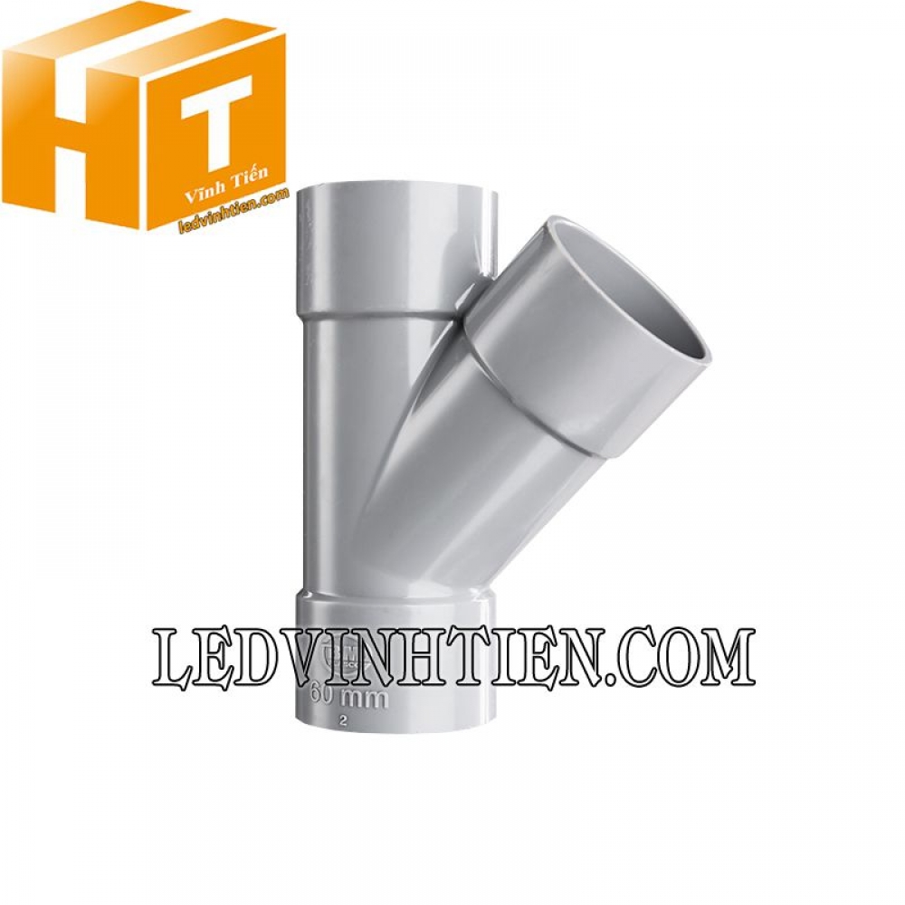 Tê góc 45 độ uPVC Bình Minh