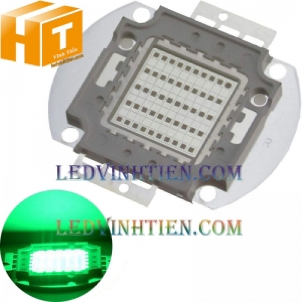 Tim đèn pha 10w xanh lá