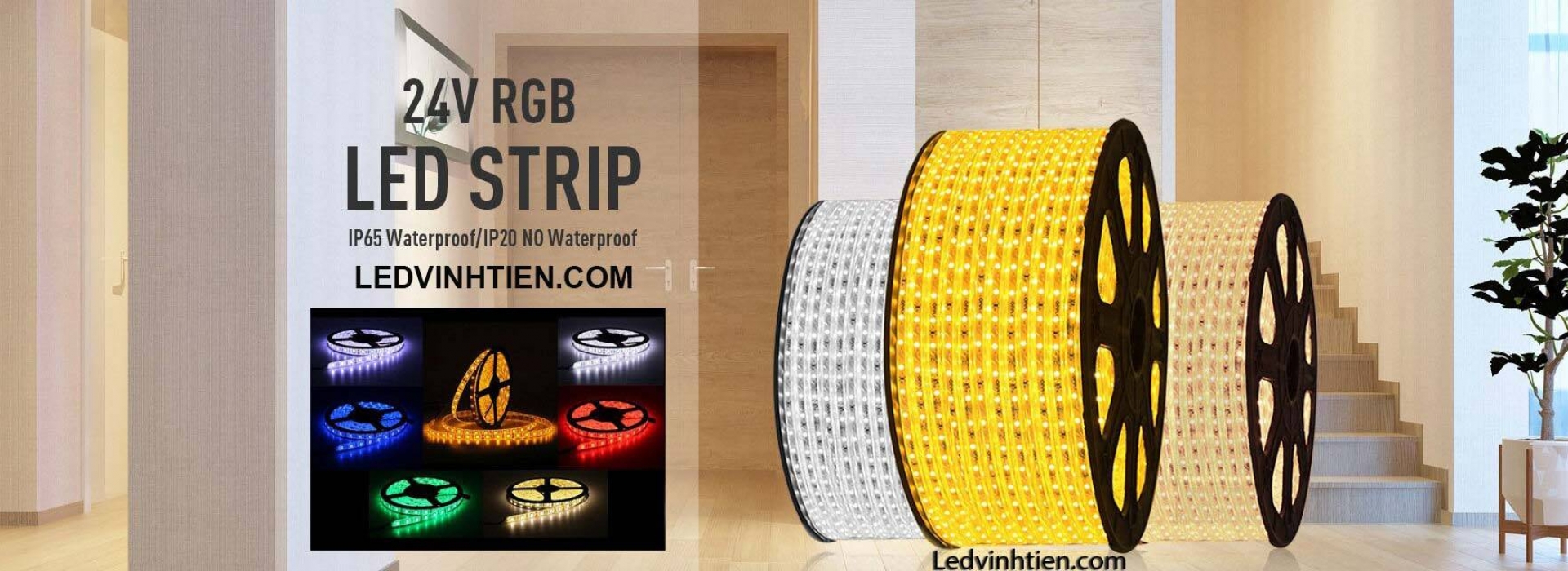 Đèn Led Dây 220V, 24V, 12V