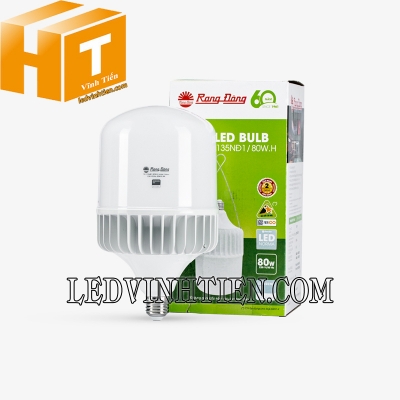 Bóng đèn LED BULB TR140/80W.H Rạng Đông