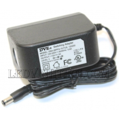 Adapter 12V 2A DVE