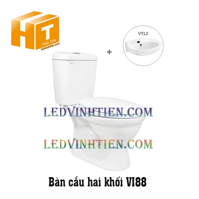 Bàn cầu 2 khối VIGLACERA VI88