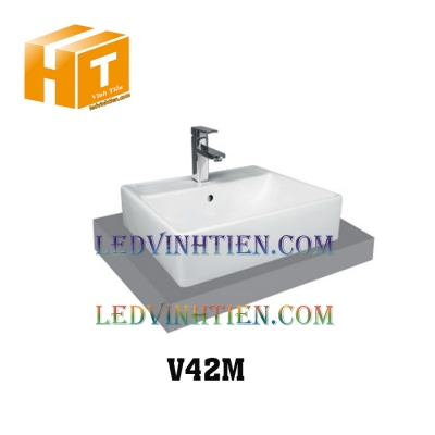 Chậu rửa đặt trên bàn VIGLACERA V42M