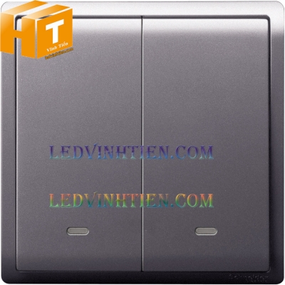 Công tắc hai chiều 16AX 2 gang schneider