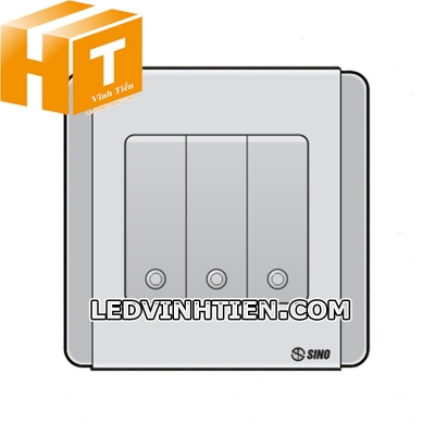 Công tắc ba 2 chiều S66SDGM3 Sino