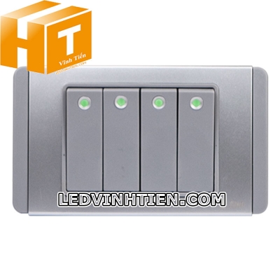 Công tắc bốn 1 chiều S68DG4 Sino