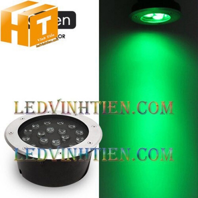 Đèn led âm đất 15W xanh lá