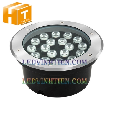 Đèn led âm đất 18W màu vàng