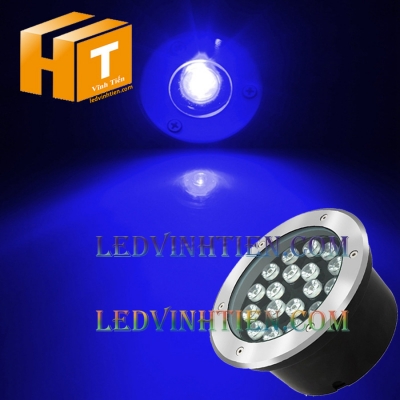Đèn led âm đất 18W xanh dương
