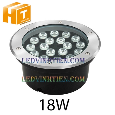 Đèn led âm đất 18W xanh dương