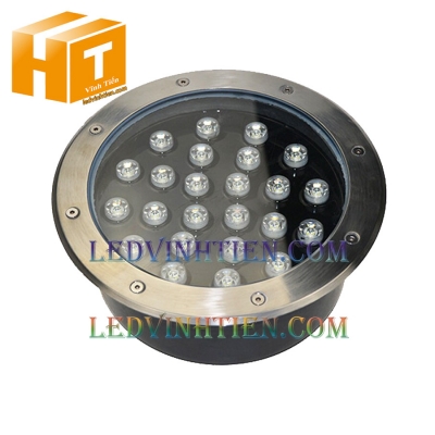 Đèn led âm đất 24W màu đỏ