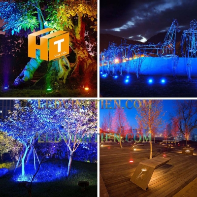 Đèn led âm đất 36W RGB