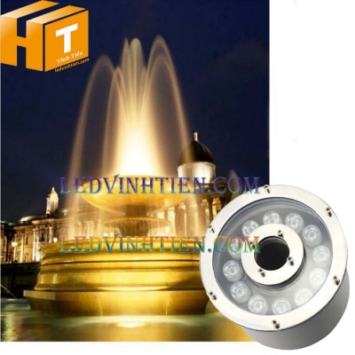 Đèn led âm nước 12w màu vàng 