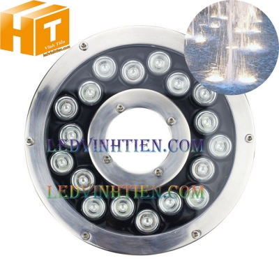 Đèn led âm nước 18w màu trắng