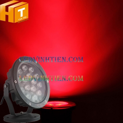  Đèn led rọi cây 15w màu đỏ