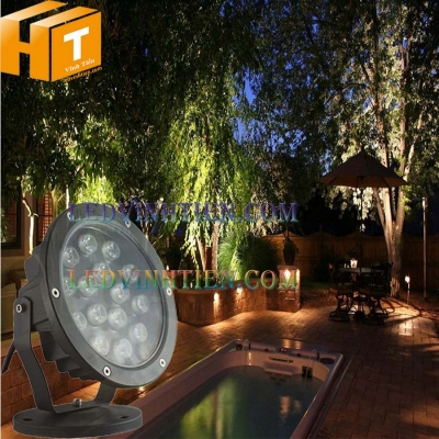 Đèn led rọi cây 15w màu vàng