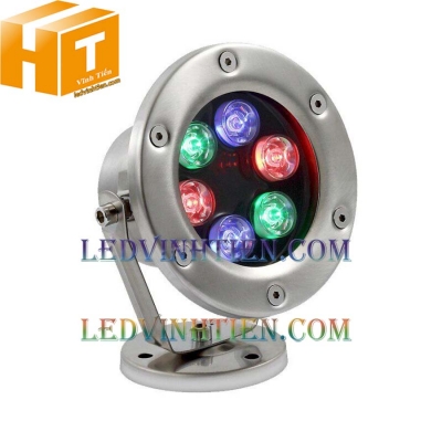 Đèn led rọi cây 6w RGB