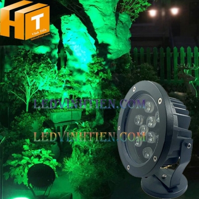 Đèn led rọi cây 9w xanh lá