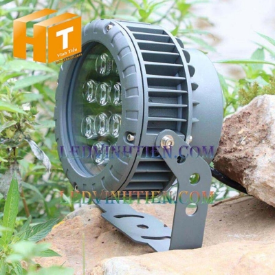 Đèn led rọi cây 12w màu vàng