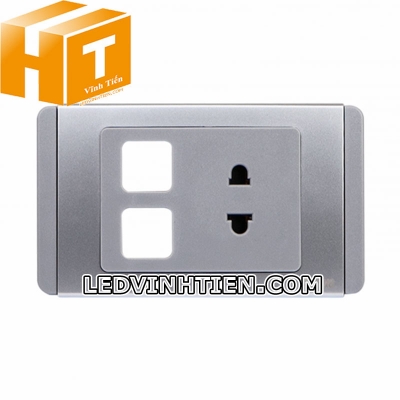 Ổ cắm đơn 2 chấu 2 lỗ S68GUXX Sino