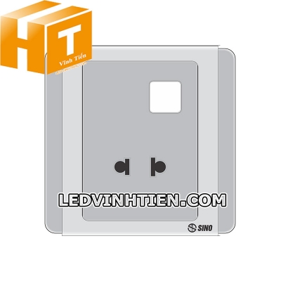 Ổ cắm đơn 2 chấu 1 lỗ S66GUX Sino
