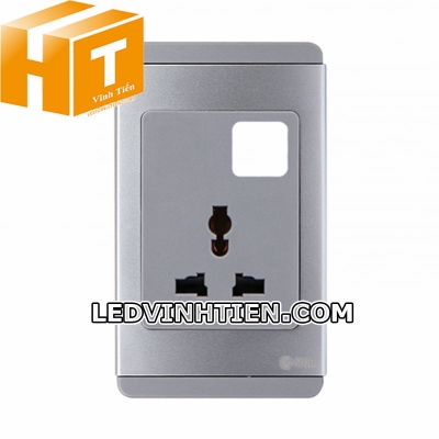Ổ cắm đa năng 3 chấu 1 lỗ dọc S68GUAMXV Sino
