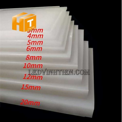 Tấm Mica trắng sữa