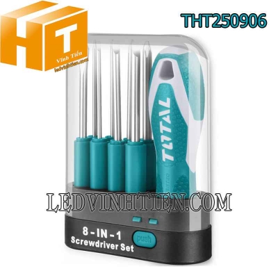 Bộ 9 tua vít đa nằng Total THT250906