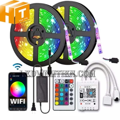 Đèn led dây dán wifi nháy theo nhạc