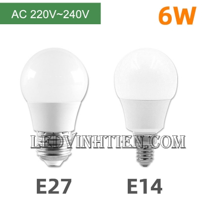 Bóng led búp 6W