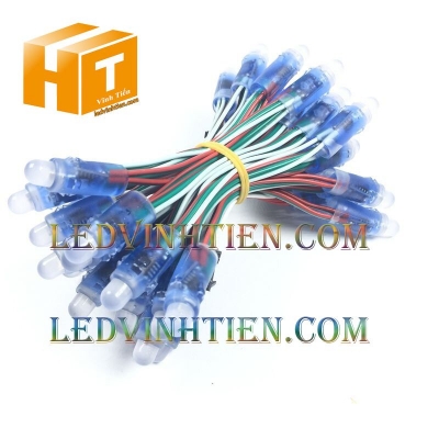 Led đúc F8 5V đầu đục màu đỏ