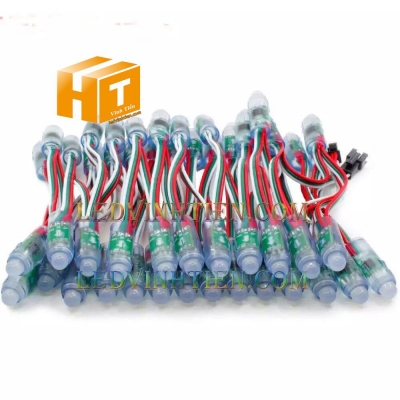 Led đúc F8 đầu đục vàng đậm
