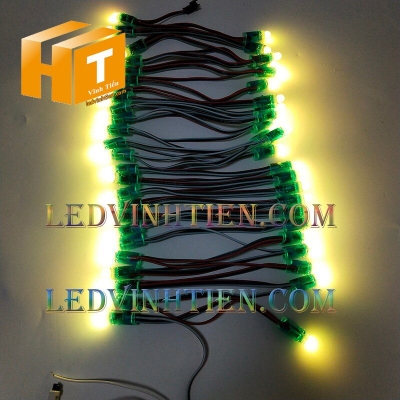 Led đúc F8 5V đục màu vàng nắng