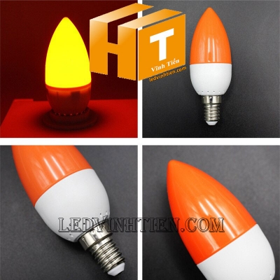 Bóng led trái ớt màu đỏ