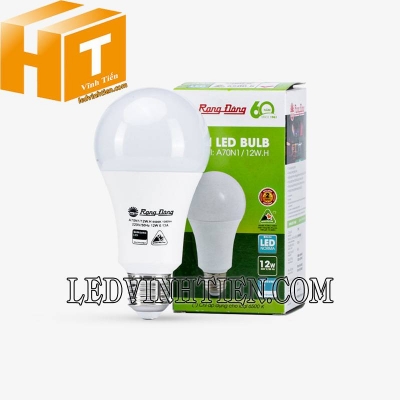 LED BULB Tròn A70N1/12W.H Rạng Đông